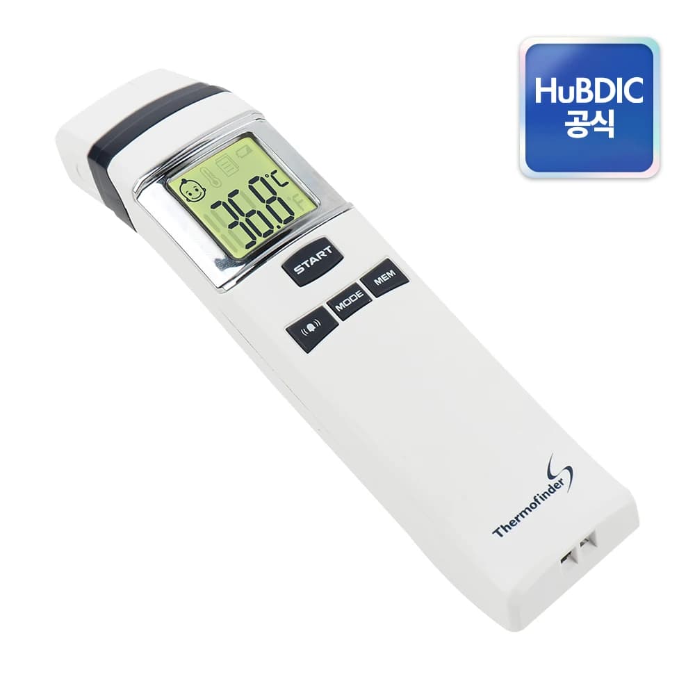 [HuBDIC] Korea Made Non-Contact Scanning Baby Thermometer for Kids Temperature Measuring Device Electronic Ir Led Thermometer Hfs-900