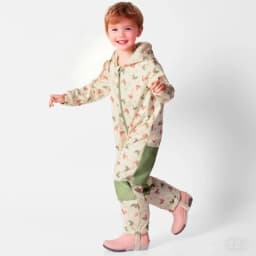 Children's Outdoor Soft-Shell Onesies Are Waterproof and Fleece Breathable