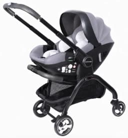 3-in-1 Baby Safety Stroller, Two-Way Newborn Baby Safety Seat, Portable 3-in-1 Stroller for Ages 0-2 Years Old