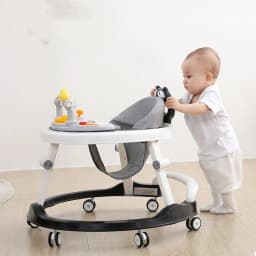 Walker with Music Anti O-shaped Legs Multifunctional Anti Fall and Anti Roll Suitable for Both Male and Female Infants