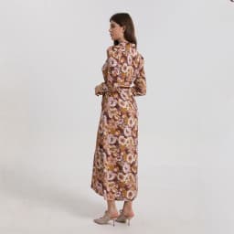 AP ISHA Style Print Soft Maxi Dress with Belt 2024 Spring and Summer Big Girls and Women Dresses Clothes 01-3