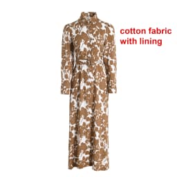 AP ISHA Style Print Soft Maxi Dress with Belt 2024 Spring and Summer Big Girls and Women Dresses Clothes 01-3