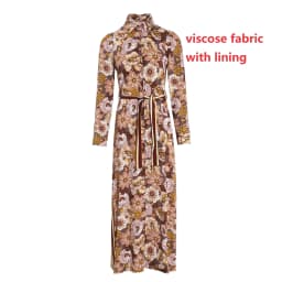 AP ISHA Style Print Soft Maxi Dress with Belt 2024 Spring and Summer Big Girls and Women Dresses Clothes 01-3