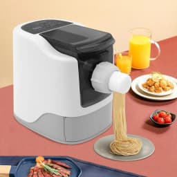 180W Electric Noodle Maker with 9 Replaceable Molds, Fast Mixing Non-toxic ABS Material,DIY Healthy Noodles Pasta for Family Use