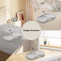 Nursery-Style Contoured Baby Changing Pad – Wipe-Clean, Non-Slip Design for Changing Tables