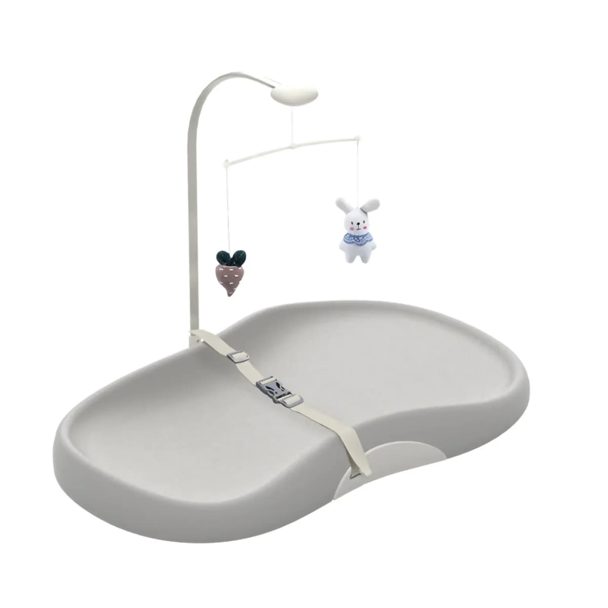 Nursery-Style Contoured Baby Changing Pad – Wipe-Clean, Non-Slip Design for Changing Tables