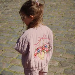 New 2025 KS Girls Cartoon Cotton Fleece Coats Winter Toddler Boys Lambswool Jacket Children Embroidery Coat Kids Outwear Clothes