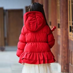 Dave Bella Children Girls Padding Down Jacket Winter Thicken Warm Hooded Down Coat Overcoat Outerwear Clothes DK4254578