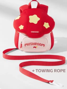 AIBEDILA Cartoon Kindergarten Backpack Cute Mushroom Kids Backpack Lightweight Children's Travel Bag 1-5T Boy/Girl Toddler Gift