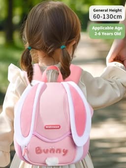 AIBEDILA Cartoon Kindergarten Backpack Cute Mushroom Kids Backpack Lightweight Children's Travel Bag 1-5T Boy/Girl Toddler Gift