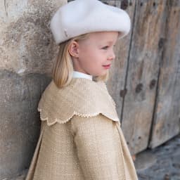 Dave Bella Children Coat Autumn Winter Baby Girl Thick Trendy Jacket Outing Top Plush Outerwear Children Clothes Lapel DB4247744