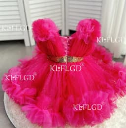 KLFGD New Style Girls Luxury Dress Party Elegant Girl Party Dress Pageant Dresses for Toddler Girls Baby Girl Christmas Dress
