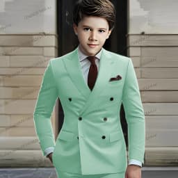 New Boy Suit Formal Occasions Business Kids Wedding Party Prom Boy 2 Piece Set Tuxedos Blazer Pants