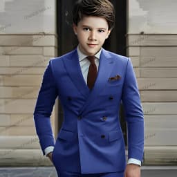 New Boy Suit Formal Occasions Business Kids Wedding Party Prom Boy 2 Piece Set Tuxedos Blazer Pants