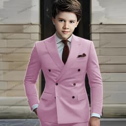 New Boy Suit Formal Occasions Business Kids Wedding Party Prom Boy 2 Piece Set Tuxedos Blazer Pants