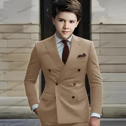 New Boy Suit Formal Occasions Business Kids Wedding Party Prom Boy 2 Piece Set Tuxedos Blazer Pants