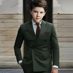 New Boy Suit Formal Occasions Business Kids Wedding Party Prom Boy 2 Piece Set Tuxedos Blazer Pants