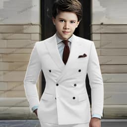 New Boy Suit Formal Occasions Business Kids Wedding Party Prom Boy 2 Piece Set Tuxedos Blazer Pants