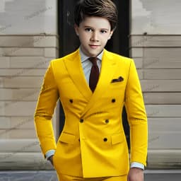 New Boy Suit Formal Occasions Business Kids Wedding Party Prom Boy 2 Piece Set Tuxedos Blazer Pants