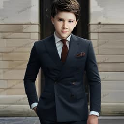 New Boy Suit Formal Occasions Business Kids Wedding Party Prom Boy 2 Piece Set Tuxedos Blazer Pants