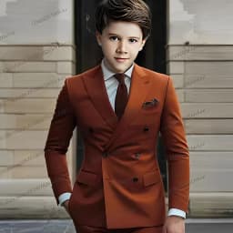 New Boy Suit Formal Occasions Business Kids Wedding Party Prom Boy 2 Piece Set Tuxedos Blazer Pants