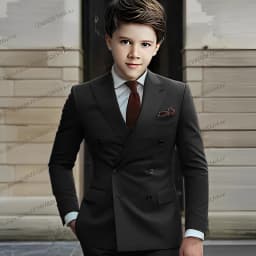 New Boy Suit Formal Occasions Business Kids Wedding Party Prom Boy 2 Piece Set Tuxedos Blazer Pants