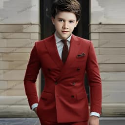 New Boy Suit Formal Occasions Business Kids Wedding Party Prom Boy 2 Piece Set Tuxedos Blazer Pants