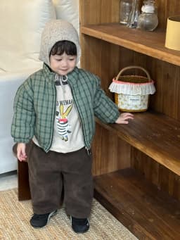 2025 Winter New Children Warm Plaid Coat Boys Girls Cotton Padded Jacket Long Sleeve Baby Plus Velvet Thick Coat Kids Clothes