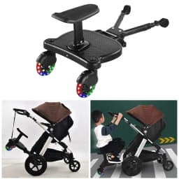 Children Stroller Pedal Adapter Stroller Accessorie Second Child Auxiliary Trailer Twins Scooter Standing Plate with Seat