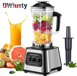 6000W Powerful Blender Mixer Juicer Smoothie Maker Table Blenders 2.5L Container Food Processor Blender Mixer for Ice Nut Fruit