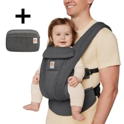 egobaby Deluxe adjustable baby out-and-out sleeping belt, breathable baby carrier, a must-have for travel, soft and skin-friendl