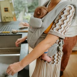 egobaby Deluxe adjustable baby out-and-out sleeping belt, breathable baby carrier, a must-have for travel, soft and skin-friendl