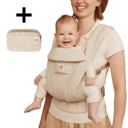 egobaby Deluxe adjustable baby out-and-out sleeping belt, breathable baby carrier, a must-have for travel, soft and skin-friendl