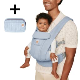 egobaby Deluxe adjustable baby out-and-out sleeping belt, breathable baby carrier, a must-have for travel, soft and skin-friendl