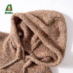 Amila 2026 Kids' Winter Warm Hooded Sweater With Drawstring, Simple Solid Color And Cotton Wool For Comfortable Skin Protection