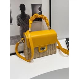 Leather Classic Diaper Bag For Women Elegant Designer Tote Large Capacity Fashionable Commuter Minimalist Vintage Shoulder Bag