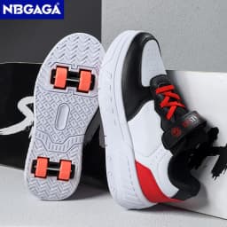 Ultra-Light Detachable Student Roller Skates With Four Wheels Children's Walking Shoes Outdoor Sports Shoes Girls Boys Gifts