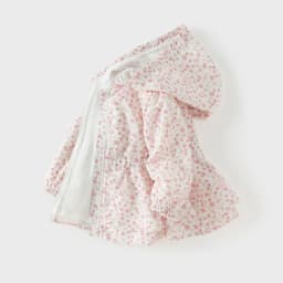Dave Bella Children Sweet Jacket Girls Clothes Autumn Spring Kids Floral Print Coat Long Sleeve Hoodie Cute Outerwear DB1260648