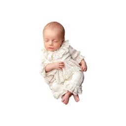 Baby Girl Newborn White Lace Ruffle Top Pants Set Photography Props Infant Photo Shoot Princess Outfit Soft Fabric