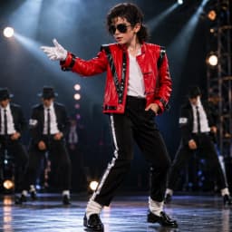 Boys Street Dance Jacket Michael Jackson Impersonator Halloween Christmas Party New Stage Performance Costume Red Leather Jacket