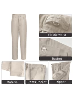 Boys Suit 5 Piece Jacket Vest Pants Shirt Tie Random Wedding Birthday Party Gift Performance Uniform School Uniforms Size 4-16Y