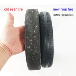 Custom Buggy Rear Tire For Quinny Moodd( Not Buzz Xtra !!!) Back Wheel With Tread PU Tubeless Baby Stroller Replace Accessories