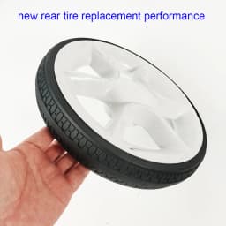 Custom Buggy Rear Tire For Quinny Moodd( Not Buzz Xtra !!!) Back Wheel With Tread PU Tubeless Baby Stroller Replace Accessories