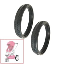 Custom Buggy Rear Tire For Quinny Moodd( Not Buzz Xtra !!!) Back Wheel With Tread PU Tubeless Baby Stroller Replace Accessories