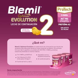 Blemil 2 Optimum Evolution - 800g - Follow-On Milk Powder for Babies from 6 Months