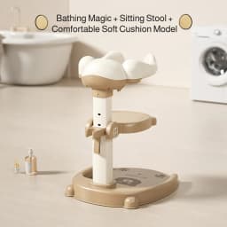 Baby Standing Shower Stand Adjustable Children's Bath Device Household Non-Slip Children's Bath Stand Baby Bath Stand Support