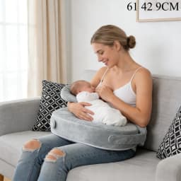 Somenie Multifunctional Waist Support Breastfeeding Pillow, Newborn Postpartum Nursing Cushion Wrap