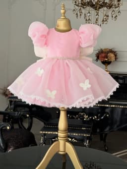 New Arrival Flower Girls Dresses For Wedding Delicate Luxury 3D Butterfly Kids Princess Gown Dancing Wear Birthday Party Gowns