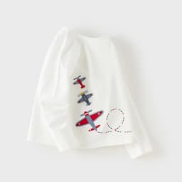 Dave Bella Children White T-shirt Boys Autumn Clothes Bottom Top Pullover Casual Pure Cotton Fashion Long Sleeve DB3262496