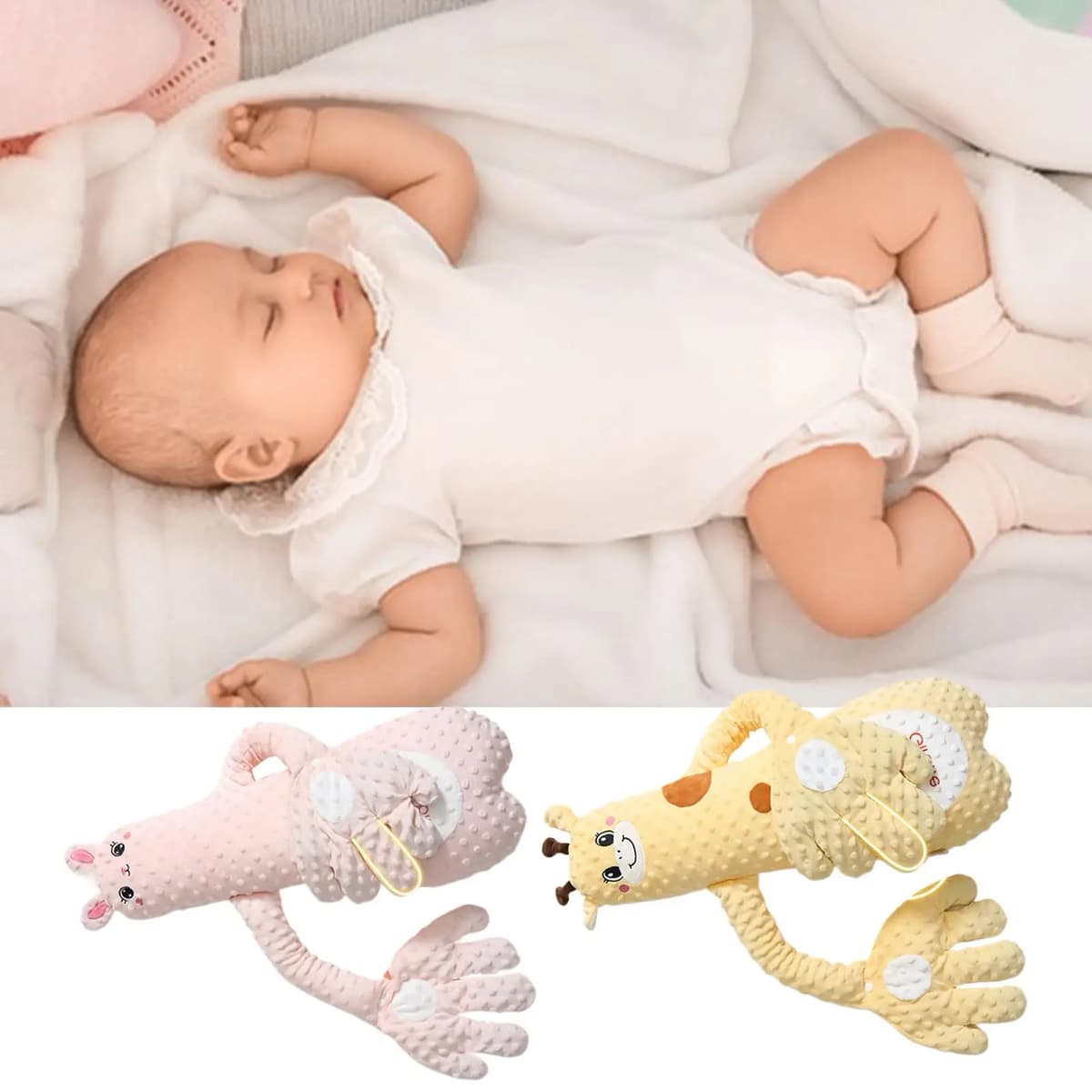 Baby Sleeping Patting Doll with Soothing Palm Remote 3 model Adjustable Electric Baby Hand Pillow Soothing Palm Patting for baby